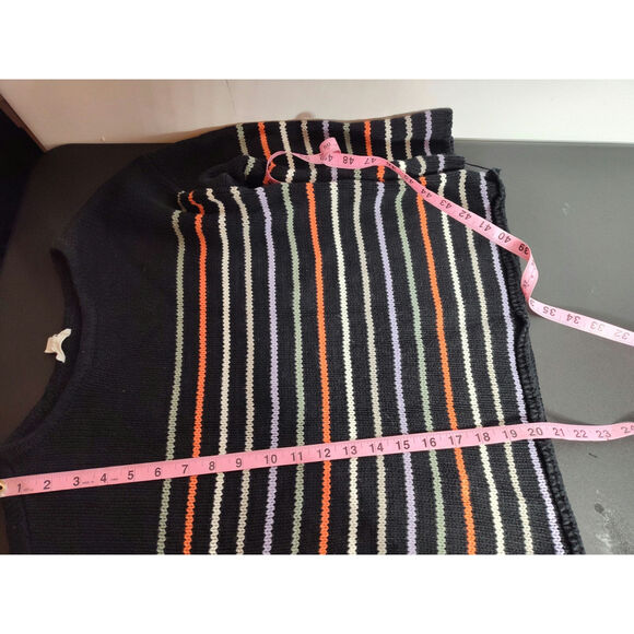 Y2K Tribal Striped Cropped Sweater size L - Picture 7 of 7